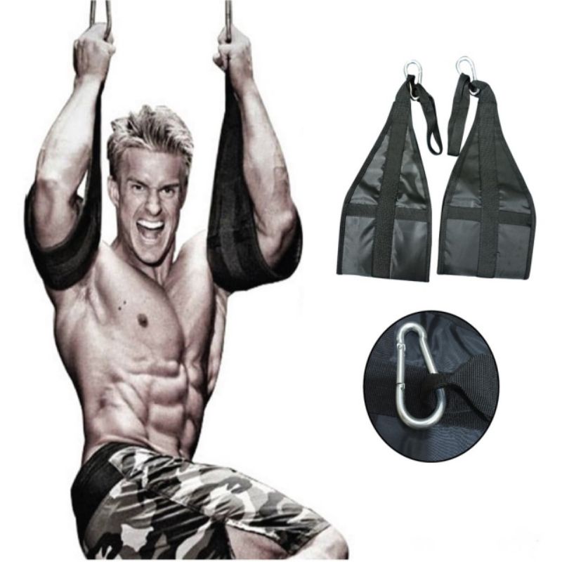 Đai treo xà tập cơ bụng, dây tập cơ tay, dây đai hỗ trợ tập gym