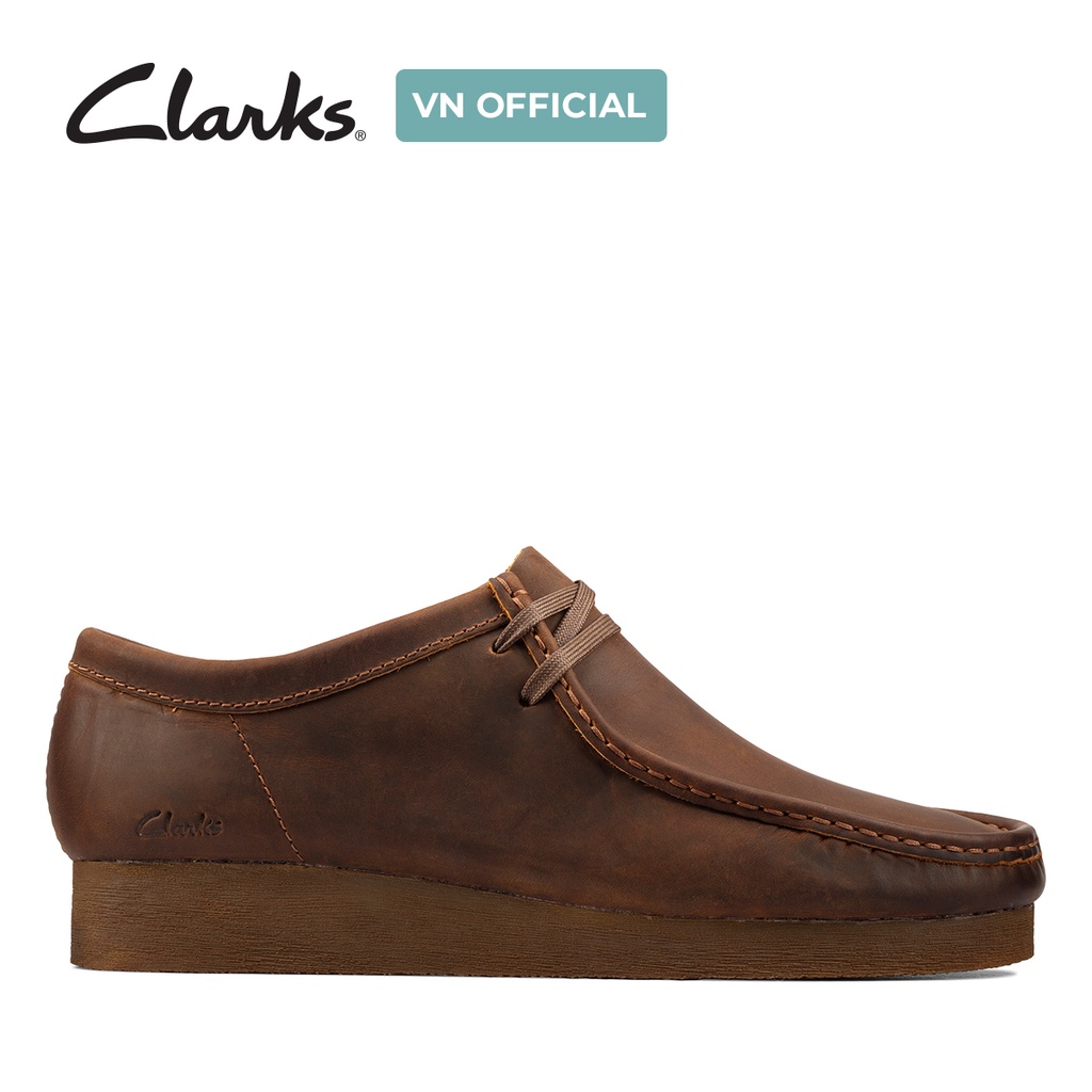 Giày buộc dây nam CLARKS Wallabee 2 hai màu nâu và đen