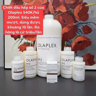 Hấp Ủ Xả Phục Hồi Liên Kết, Hư Tổn, Chống Rụng Và Tăng Chắc Khỏe Cho Tóc - Olaplex No.2 - Bond Perfector - Chiết 200ml