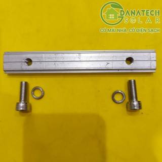 Thanh nối rail nhôm lắp pin năng lượng mặt trời | hợp kim nhôm độ cứng cao T5-6005 mạ toàn phần Anodized