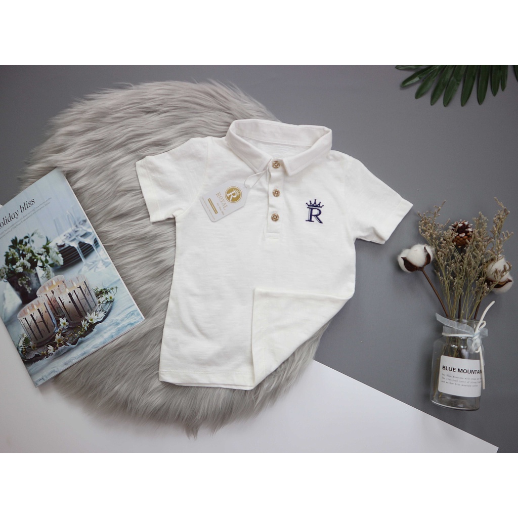 Áo Pumy Tay Ngắn Cổ Bẻ Thun Cotton 6 Tháng – 5 Tuổi (RTN3812)- Royal KIDS