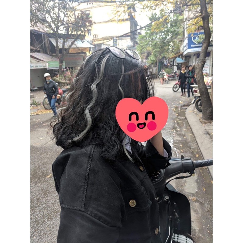 TÓC LIGHT NỐI MÀU XÁM KHÓI