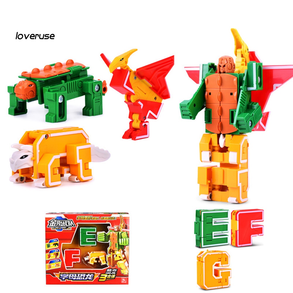 Đồ Chơi Robot Biến Hình Chữ Cái Tiếng Anh / LO / A-G