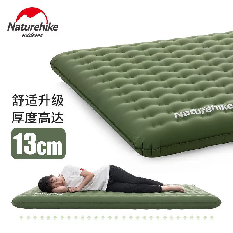 Đệm đôi bơm hơi dã ngoại chống nước cao cấp Naturehike NH19QD010