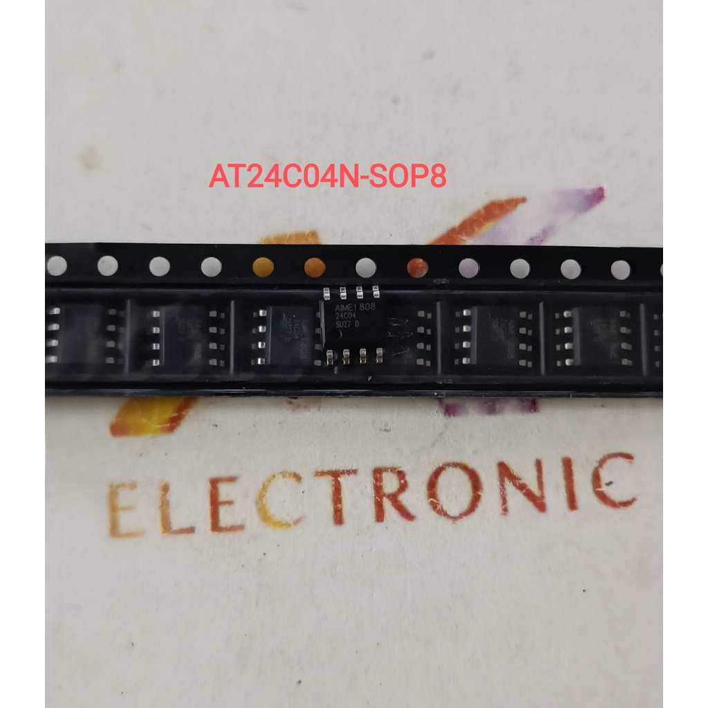 IC Nhớ AT24C04N 10SU-2 24C04N SOP-8 Chính hãng mới 100% (con)
