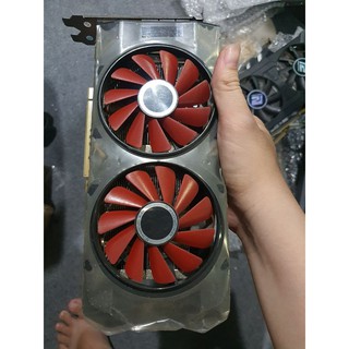 Vga xfx rx 570 4g hết bh có backplate,bao test 1 tháng