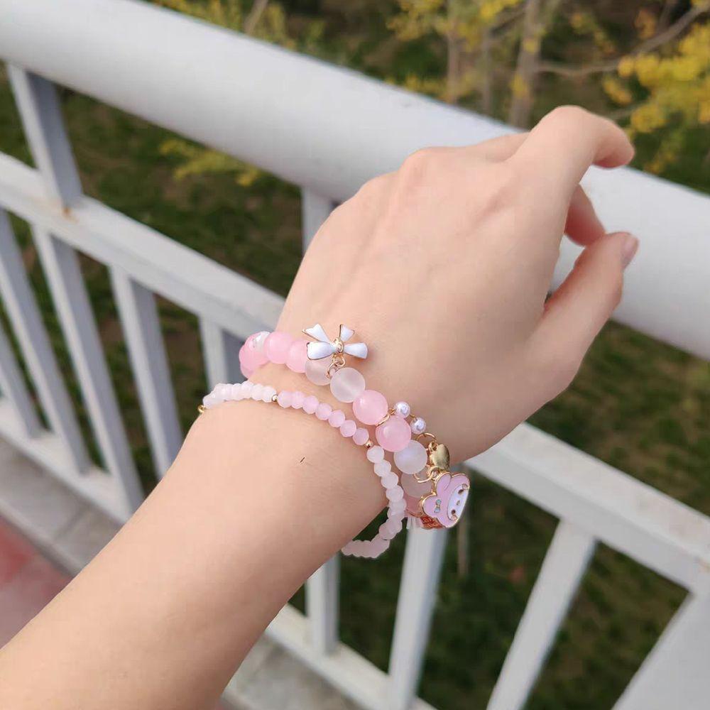 Bliss Phụ Nữ|Vòng Tay Chuỗi Hạt Tròn Màu Sắc Đơn Giản Xinh Xắn