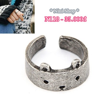 [Part 2] Nhẫn hình thú đáng yêu - cá tính (kéo sang phải xem thêm mẫu)