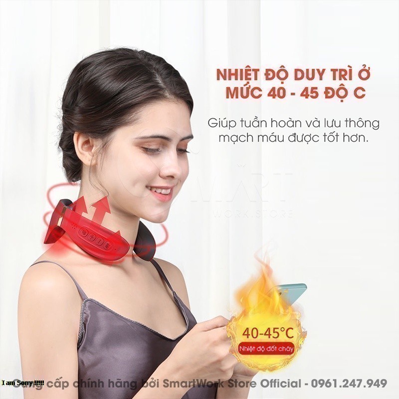 Máy Massage Cổ Vai Gáy GJ-6688 Chính Hãng  - Thiết bị Matxa Thông Minh