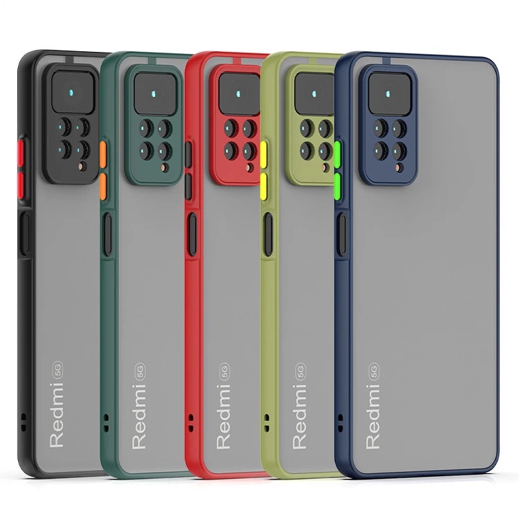 Ốp điện thoại nhám chống sốc cho Redmi Note 11 11s 10 10s K30 Pro Plus A1 Pro+ 5G 4G 2023
