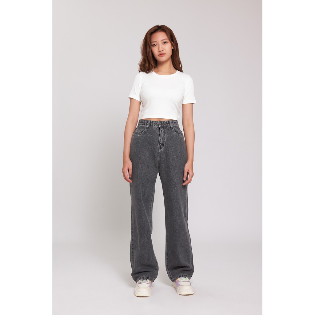 Áo Thun Croptop Nữ BOO 100%Cotton Dáng Ôm Nhiều Màu