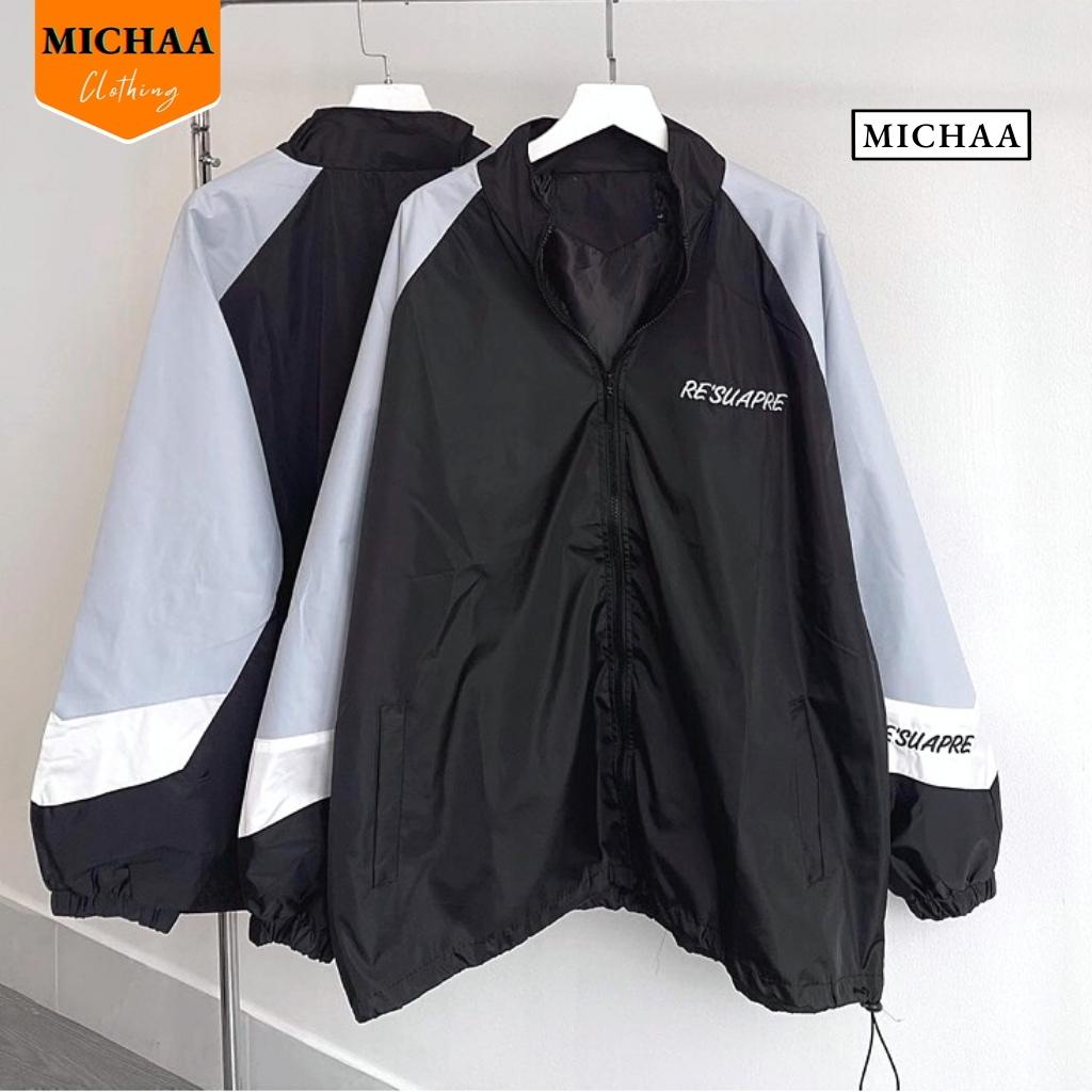 Áo Khoác Bóng Chày RE' SUAPRE Nam Nữ Chất Dù Bomber Unisex Kiểu Form Rộng 2 Lớp Chống Nắng - MICHAA
