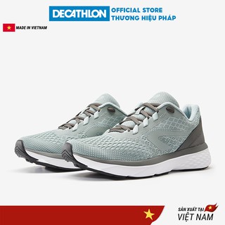Giày thể thao nữ DECATHLON Kalenji Run Support giảm chấn dành cho chạy bộ - kaki