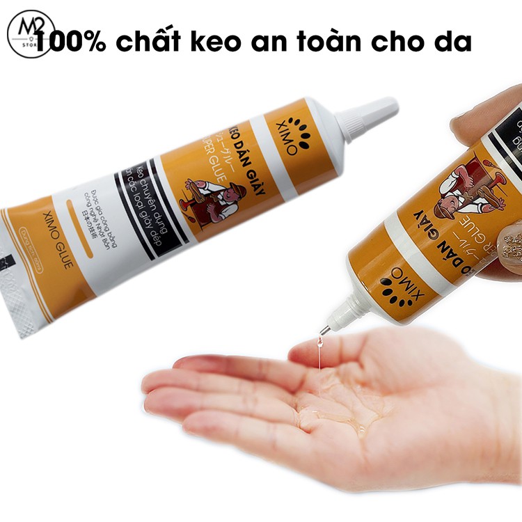 Keo dán giày thể thao siêu dính dùng nhiệt trong suốt không tổn thương da XIMO KDG06