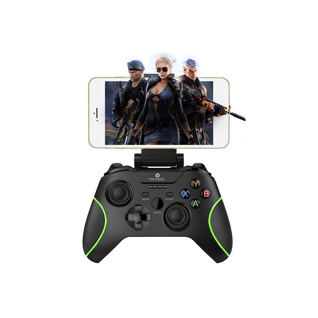 tAY CẦM CHƠI GAME KIỂU DÁNG XBOX CHO MÁY TÍNH GAMEPAD VINYSON VA 005, VA 007 , VA 009  BLUETOOTH