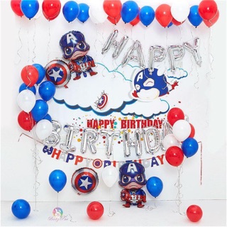 Set trang trí sinh nhật cho bé trai Spiderman
