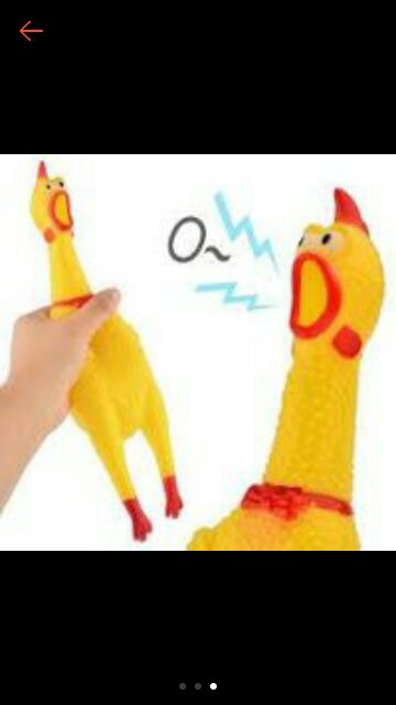 Đồ Chơi Gà Bóp Kêu Shrilling Chicken Size 40 Cm