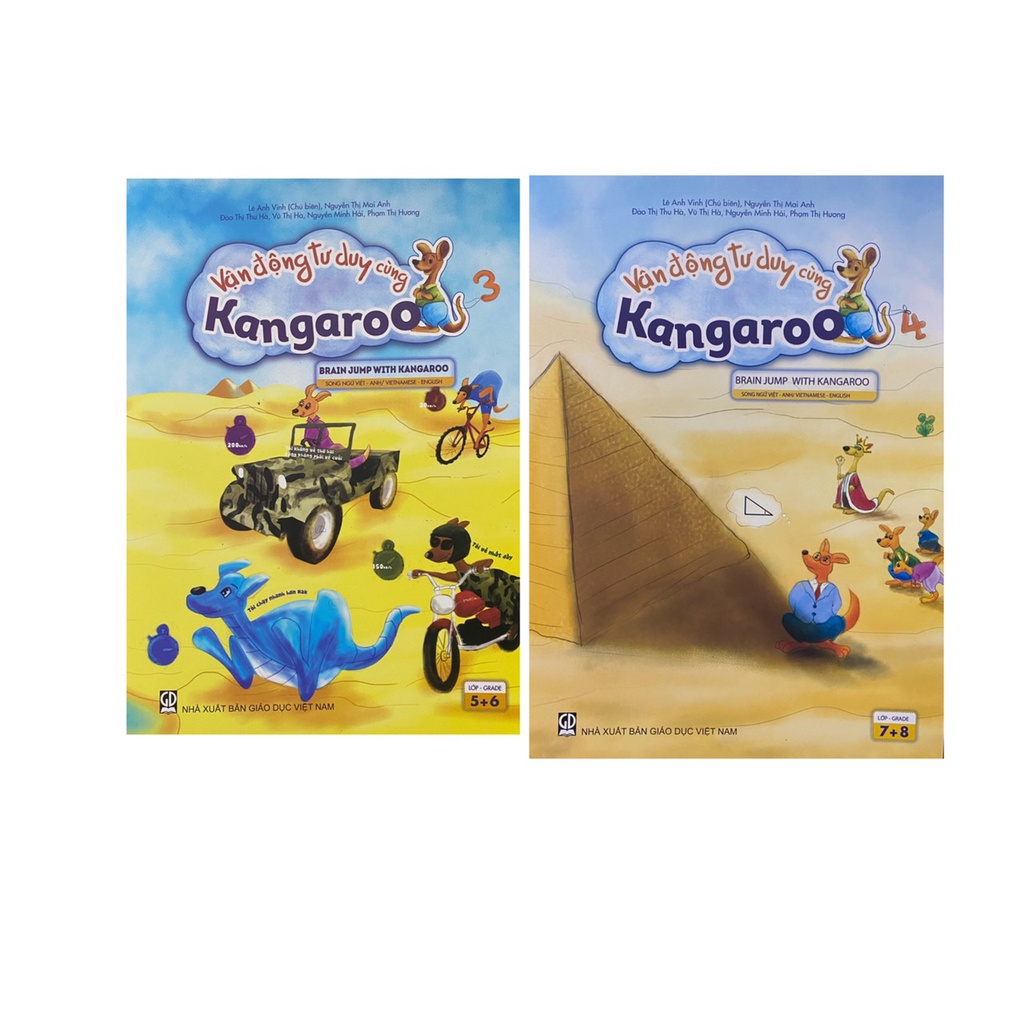 Sách - Combo Vận Động Tư Duy cùng Kangaroo