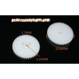 Bánh răng 48 răng lỗ trục 2.5mm chất lượng nhựa bền bỉ,giá tốt nhất thị trường