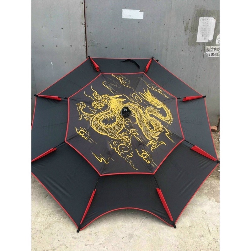 Ô Dù Kim Long hàng chất vải dày dặn - hoạ tiết mới tạo điểm nhấn(3 màu -2 size)