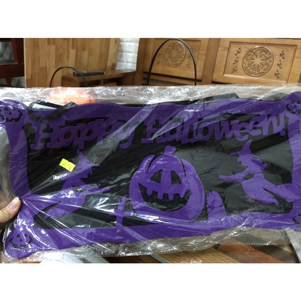 Bảng chữ Halloween trang trí Halloween nhiêu họa tiết