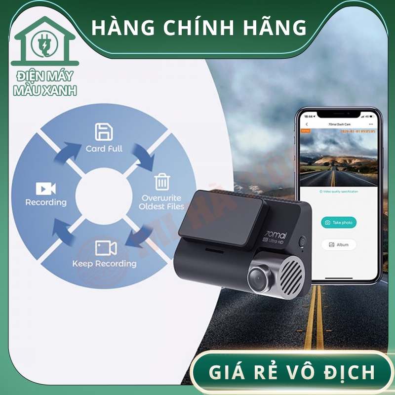 Camera hành trình 70mai Dash Cam A800S 4K - Bản quốc tế | BigBuy360 - bigbuy360.vn