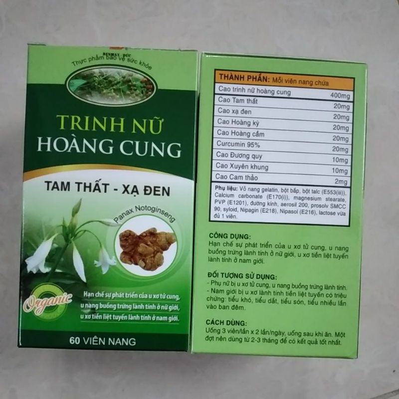 Trinh nữ hoàng cung tam thất- xạ đen Benmax