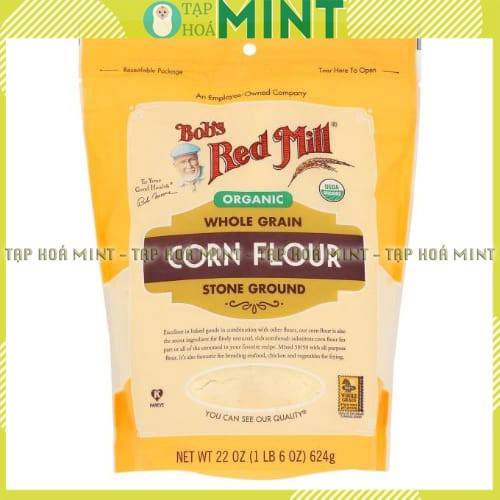 Bột bắp hữu cơ Bob's red mill bé ăn dặm - Tạp hoá mint