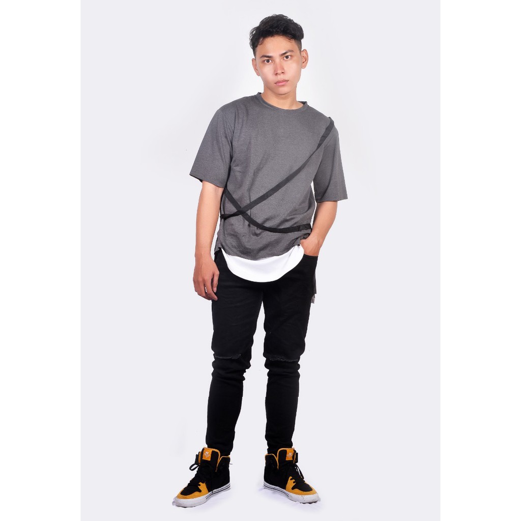 Áo thun Stee Layer V Grey Unisex TSP