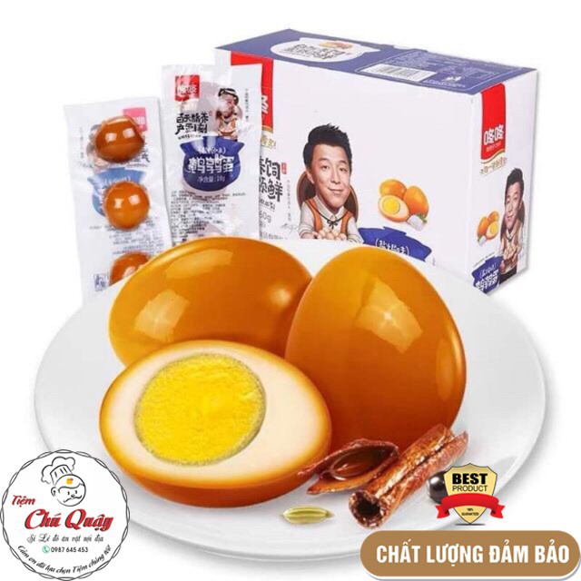 [SẴN] 3 Quả Trứng Cút Xì Dầu