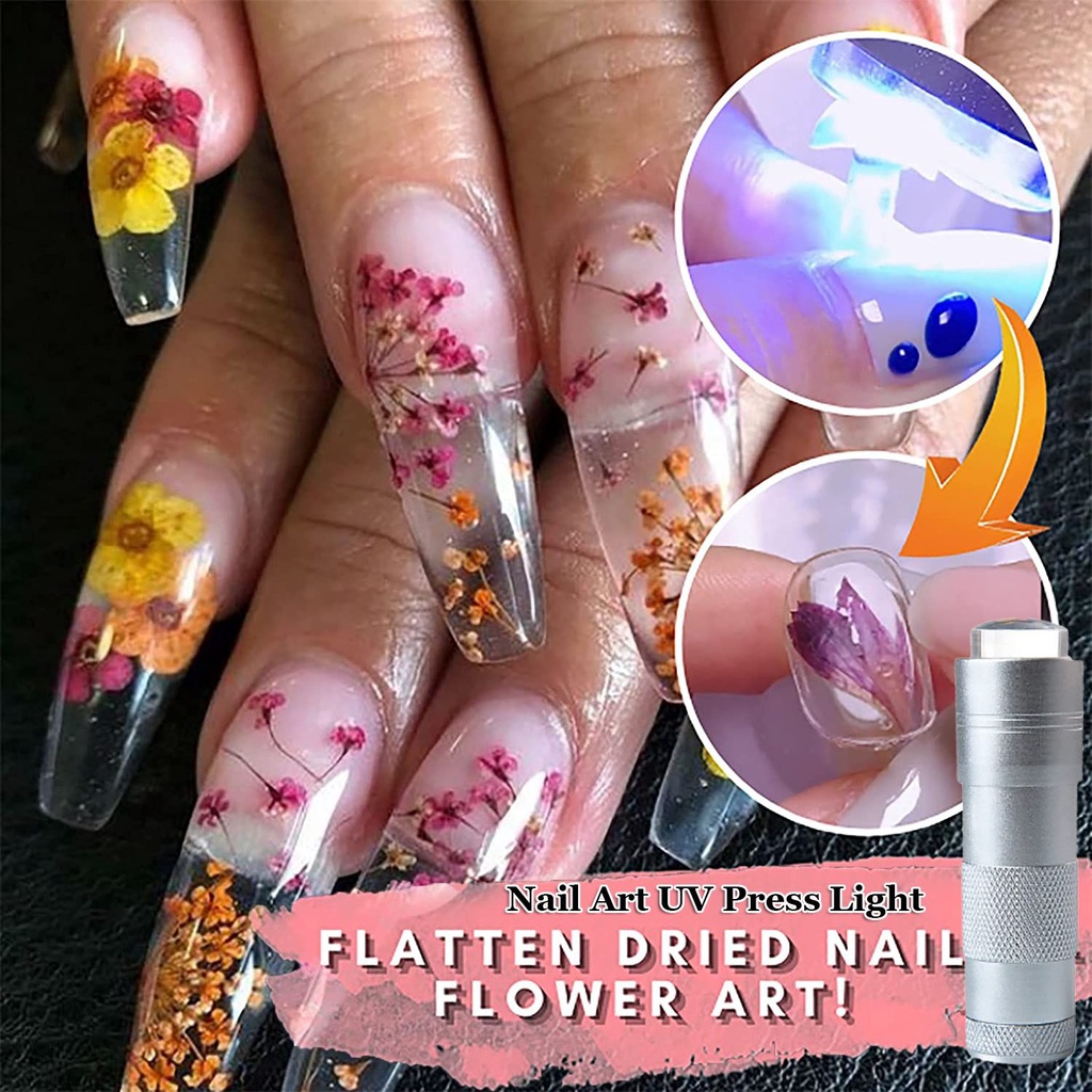 Máy Hong Khô Sơn Móng Tay Mini Bằng Tia UV Chuyên Dụng Chất Lượng Cao|Sơn Móng Tay Cảm Ứng Nhanh Chóng Bằng Silicon Mềm Với Đèn Led UV