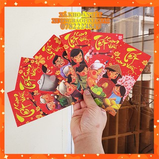 Combo 1000 Bao Lì Xì Đủ Mẫu Tùy Chọn - hàng loại 1 - được chọn mẫu