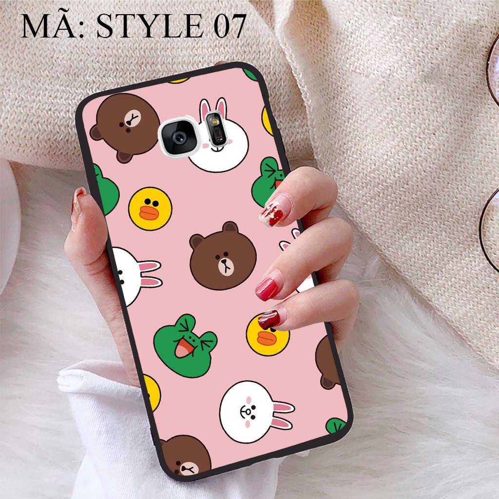 Ốp lưng Samsung S7 Edge viền dẻo TPU BST Phong cách