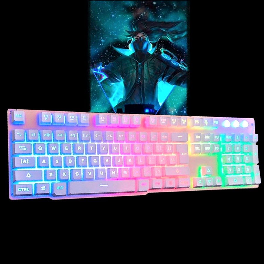 Bộ Bàn Phím Chuột Máy Tính Chuyên Gaming Đèn Led 7 Màu KUIYN T6 | BigBuy360 - bigbuy360.vn