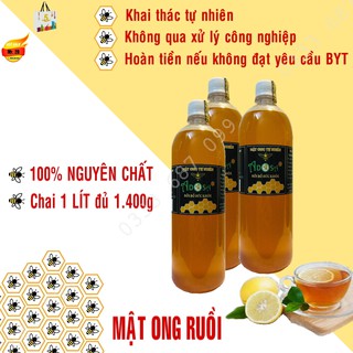 Mật ong nguyên chất [(2️ 𝓽𝓻𝓸𝓷𝓰 1️) 🍀 mật ong rừng RUỒI Adosa, tăng cường sức khỏe - Có giấy chứng nhận- 100% thiên nhiên