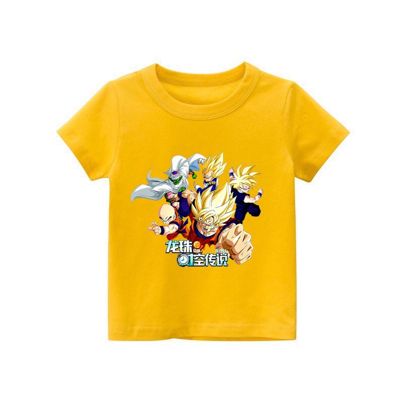 Áo thun bé trai kiểu Songuku Dragon Balll