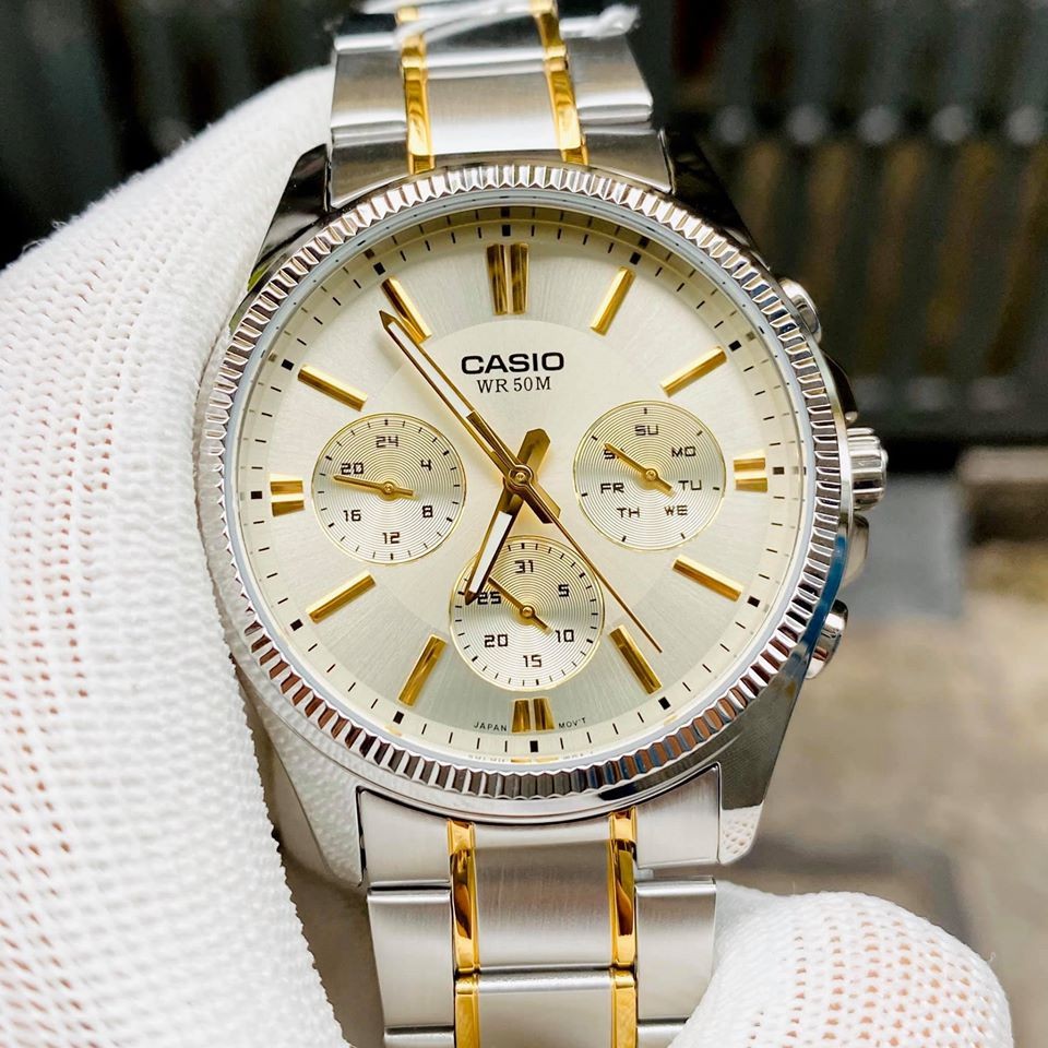 Đồng hồ nam dây kim loại Casio MTP-1375SG-9AVDF chính hãng | BigBuy360 - bigbuy360.vn