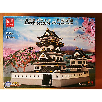 ( Hàng order )Xếp hình Lâu Đài Samurai Nhật Bản Japanese Castle Himeji 3086 Mảnh Mould King 22006