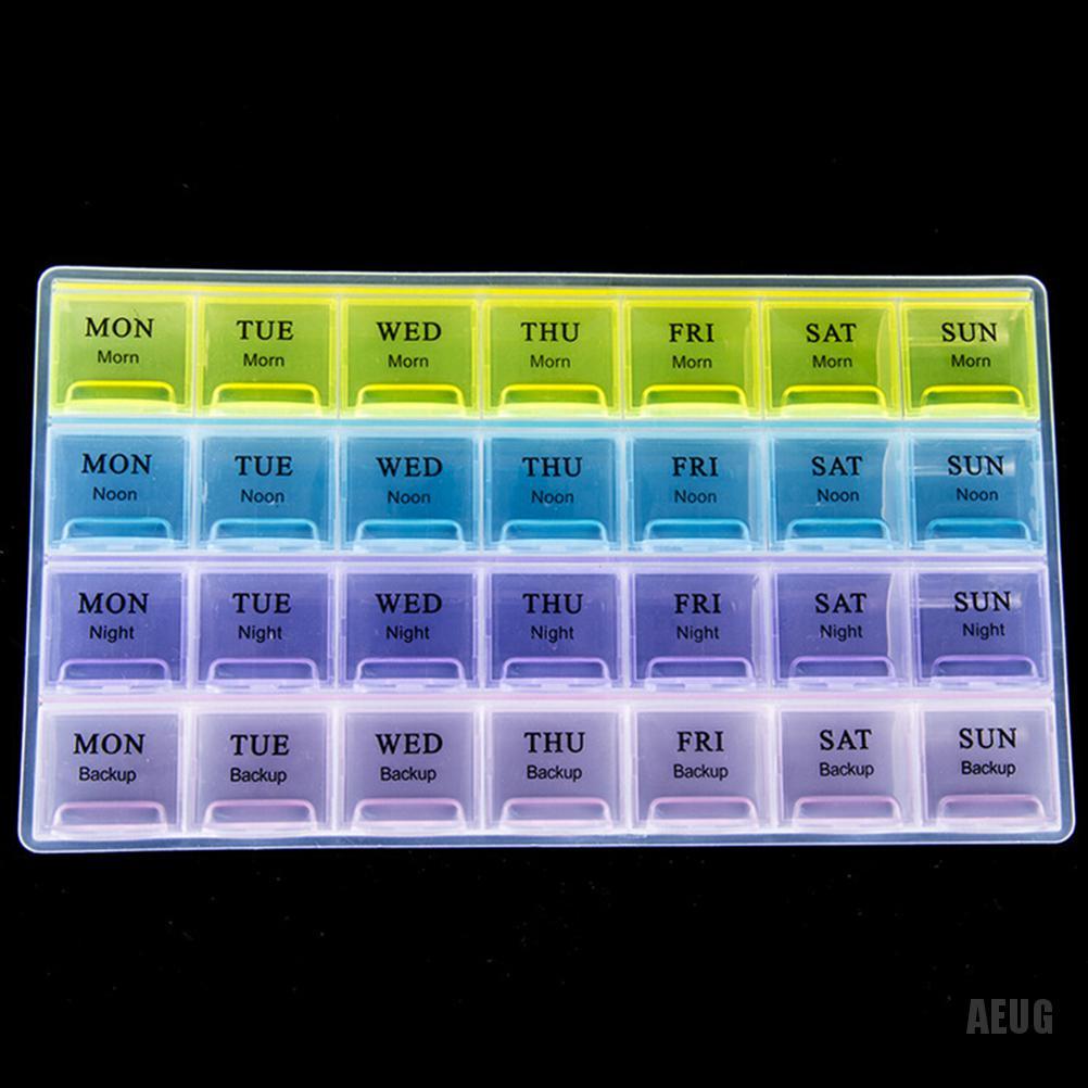 [Hàng mới về] Hộp đựng thuốc 7 ngày theo tuần tiện lợi