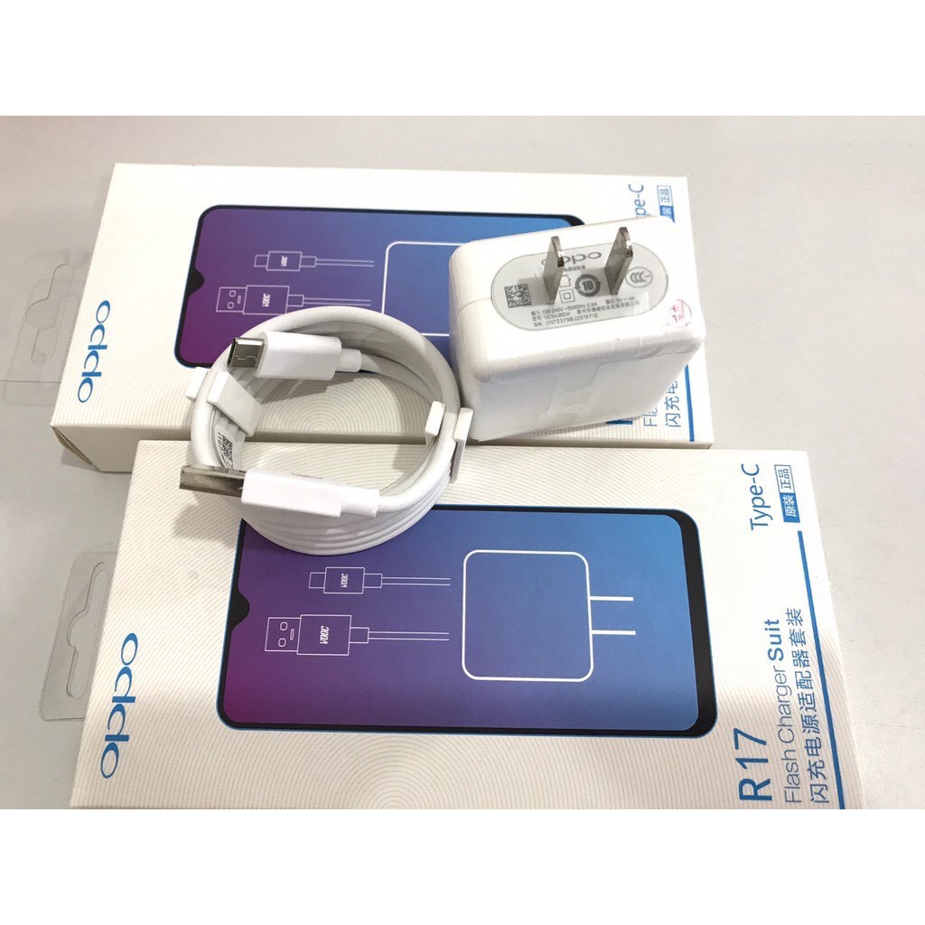 Bộ Sạc Nhanh OPPO VOOC R17 5V-4A Chân Type C