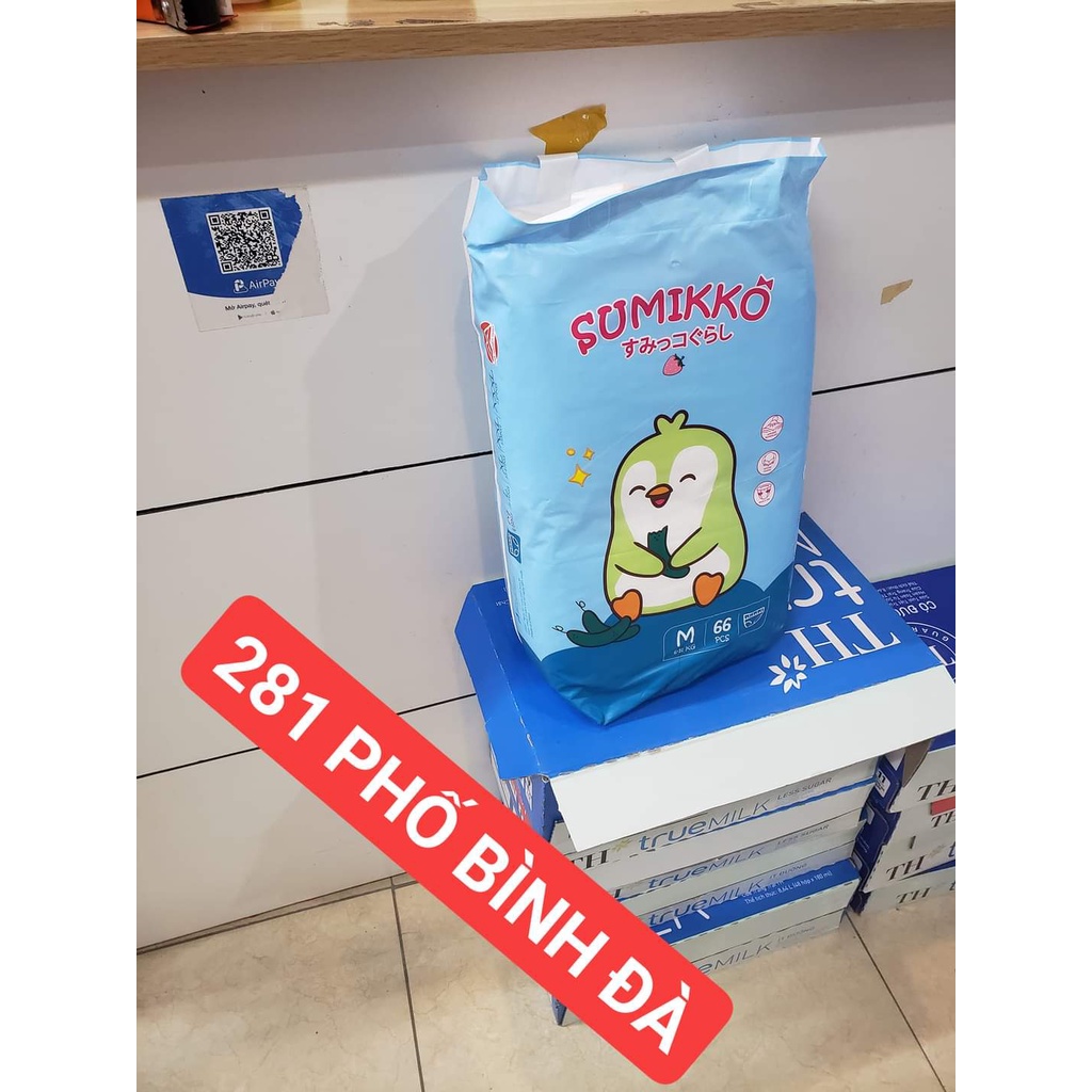 Bỉm quần tã dán SUMIKKO Bỉm mùa hè chống hăm, vách ngăn chống tràn 3D hai lớp NB36/S72/M66/L62/XL54/XXL50 Shop Bé TiTi
