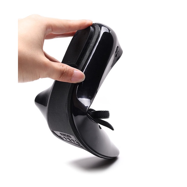 Giày nhựa cao su cao cấp bền đẹp đi nước thoải mái đế 3cm đính nơ cực xinh hàng chuẩn loại 1 GN13