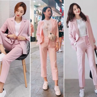 Set vest hàn quốc