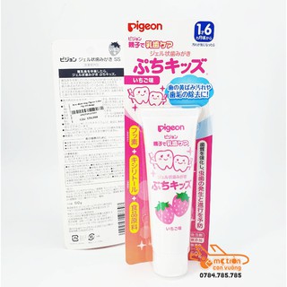 Kem đánh răng Pigeon vị dâu 50g