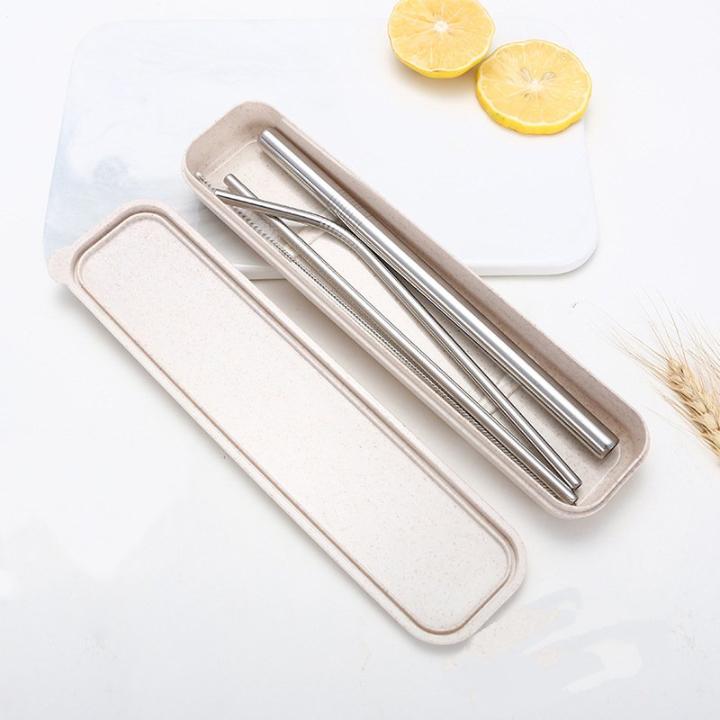 [Mã SKAMLTSM9 giảm 10% đơn 99K] Ống Hút Inox Kèm Cọ Rửa Tiện Lợi Bảo Vệ Môi Trường