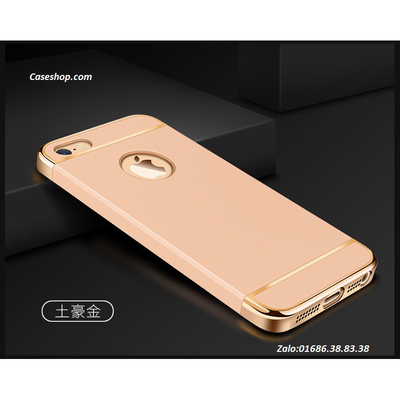 ôp 3 mảnh bóng đầu iphone 5/5s (vàng)