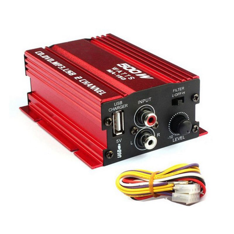 Loa Mini Hi-Fi 500W 2 Kênh Chuyên Dụng Cho Xe Hơi