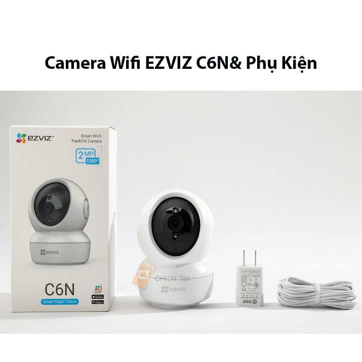 Camera Wifi Ezviz_C6N_1080P _Camera Xoay 360 độ , Đàm Thoại 2 Chiều - Camera Trong nhà Không Dây - BẢO HÀNH  24 THÁNG