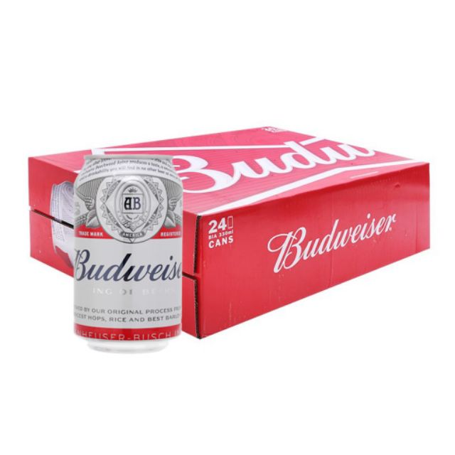 Bia Budweiser thùng 24 lon 330ml