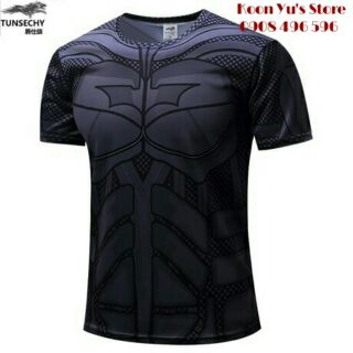 ĐỘC ĐÁO Áo tập Gym ngắn tay DC Comic